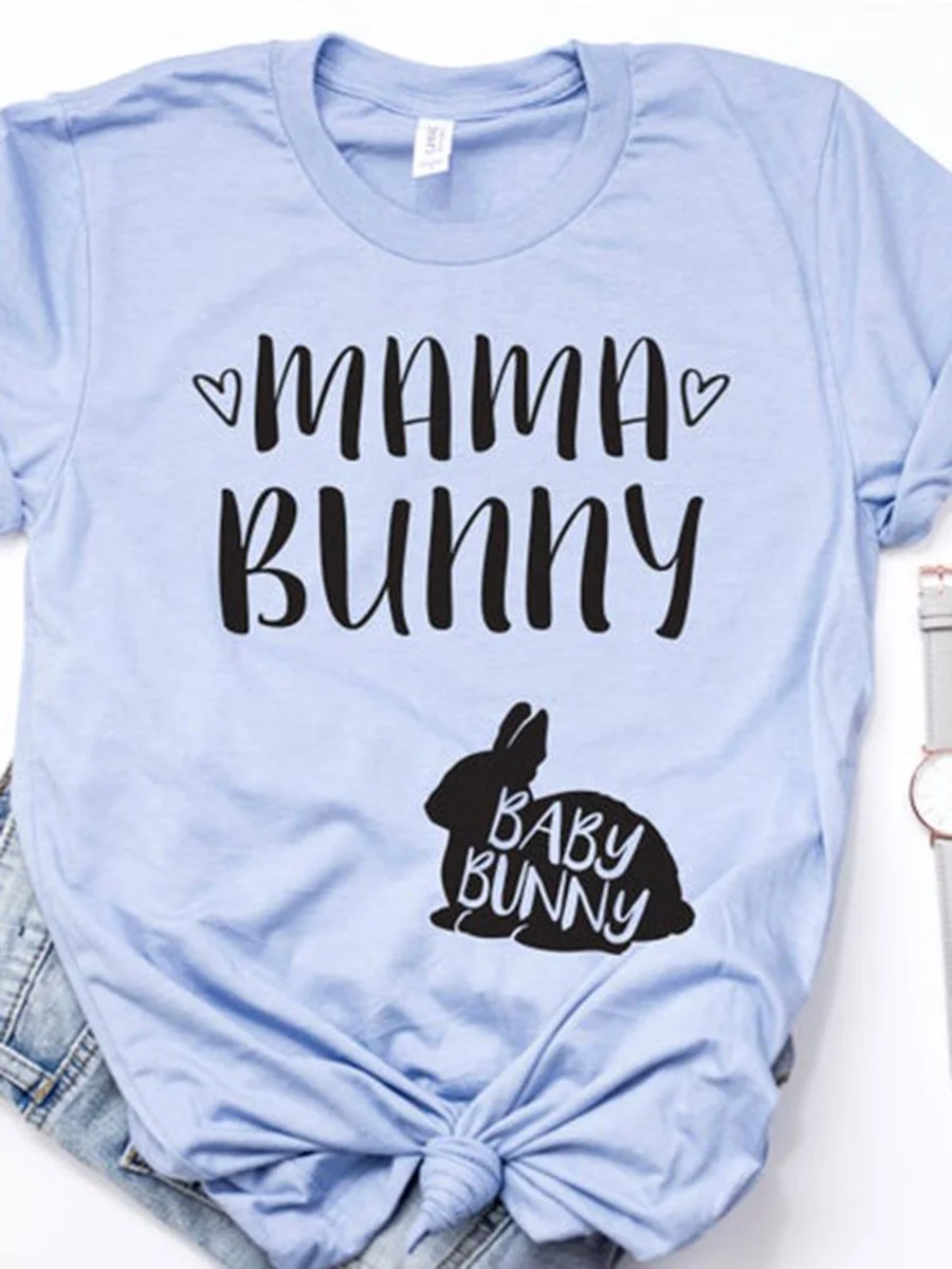 Mama Bunny Baby Bunny T-shirt