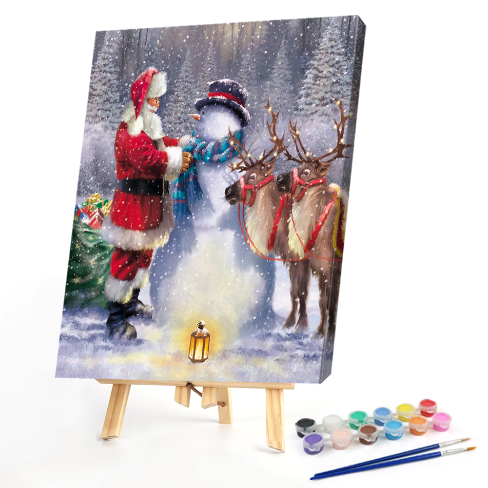 

40*50CM - Paint By Numbers - Santa Claus, 501 Original