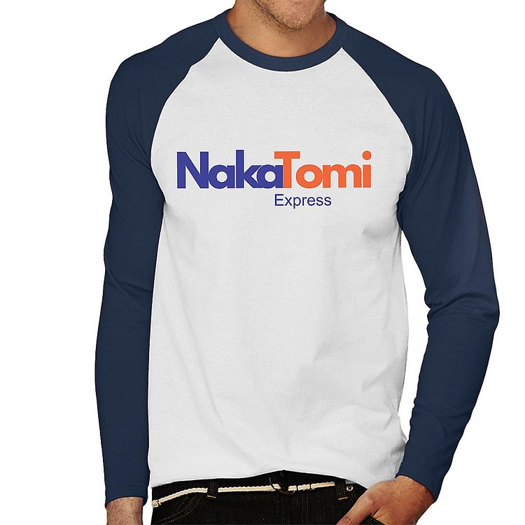 Fedex Nakatomi Tower Die Hard Men's Baseball Long Sleeved T-Shirt