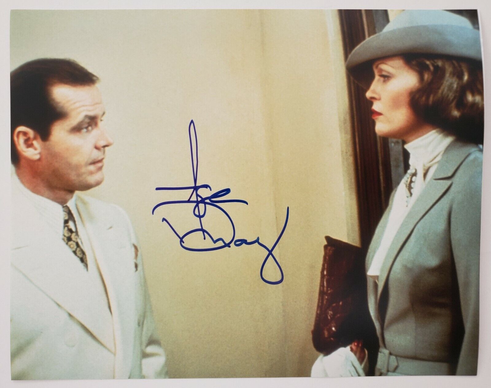 Faye Dunaway Signed Chinatown 8x10 Photo Poster painting Actress The Network Bonnie & Clyde RAD