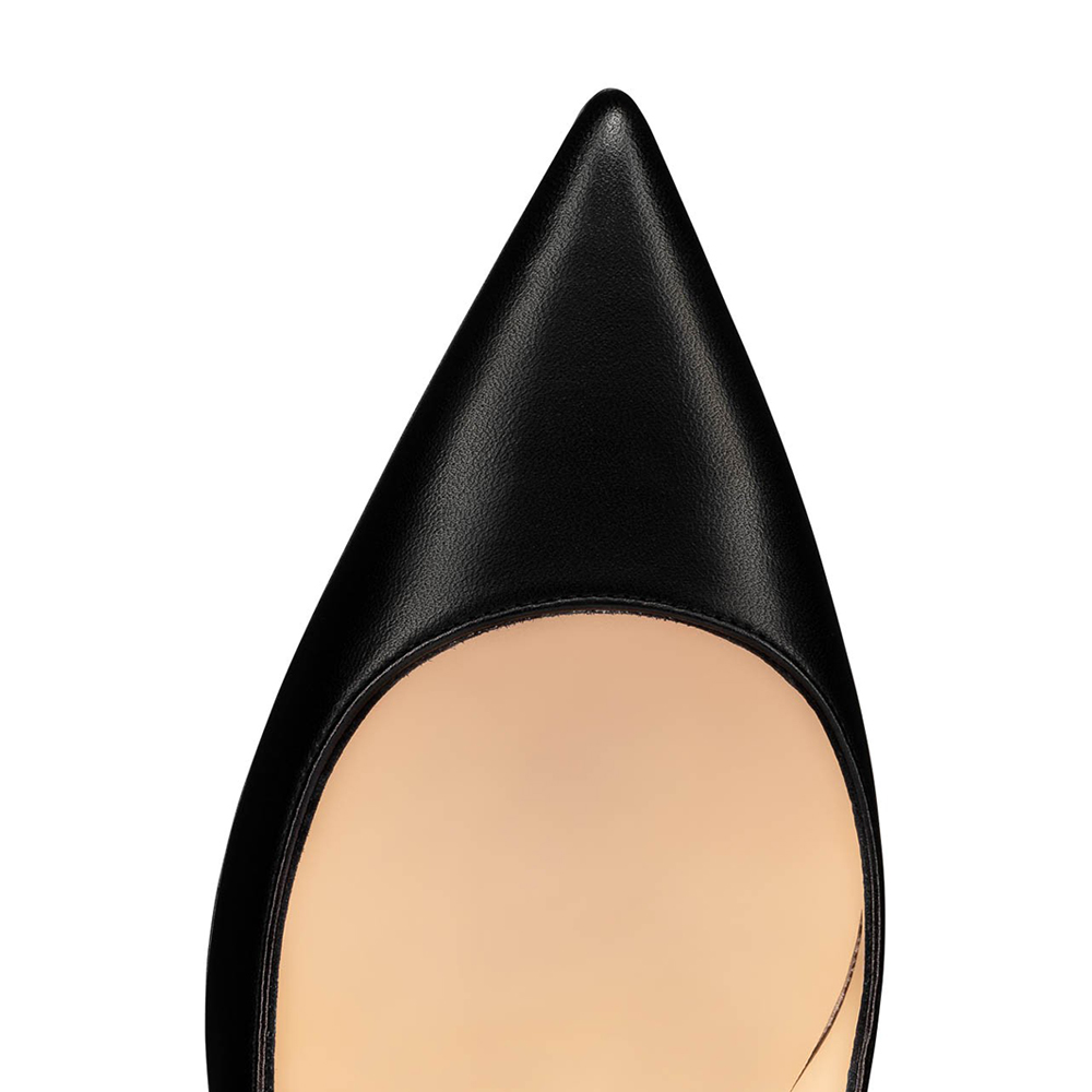 Black Matte Pumps Red Bottom High Heels Party Daily Women Shoes-MERUMOTE