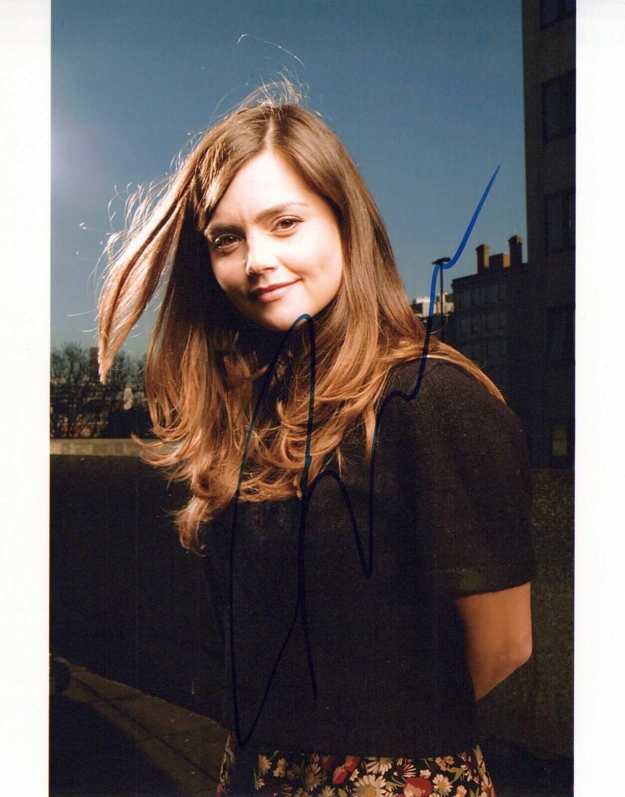 Jenna-Louise Coleman head shot autographed Photo Poster painting signed 8x10 #1