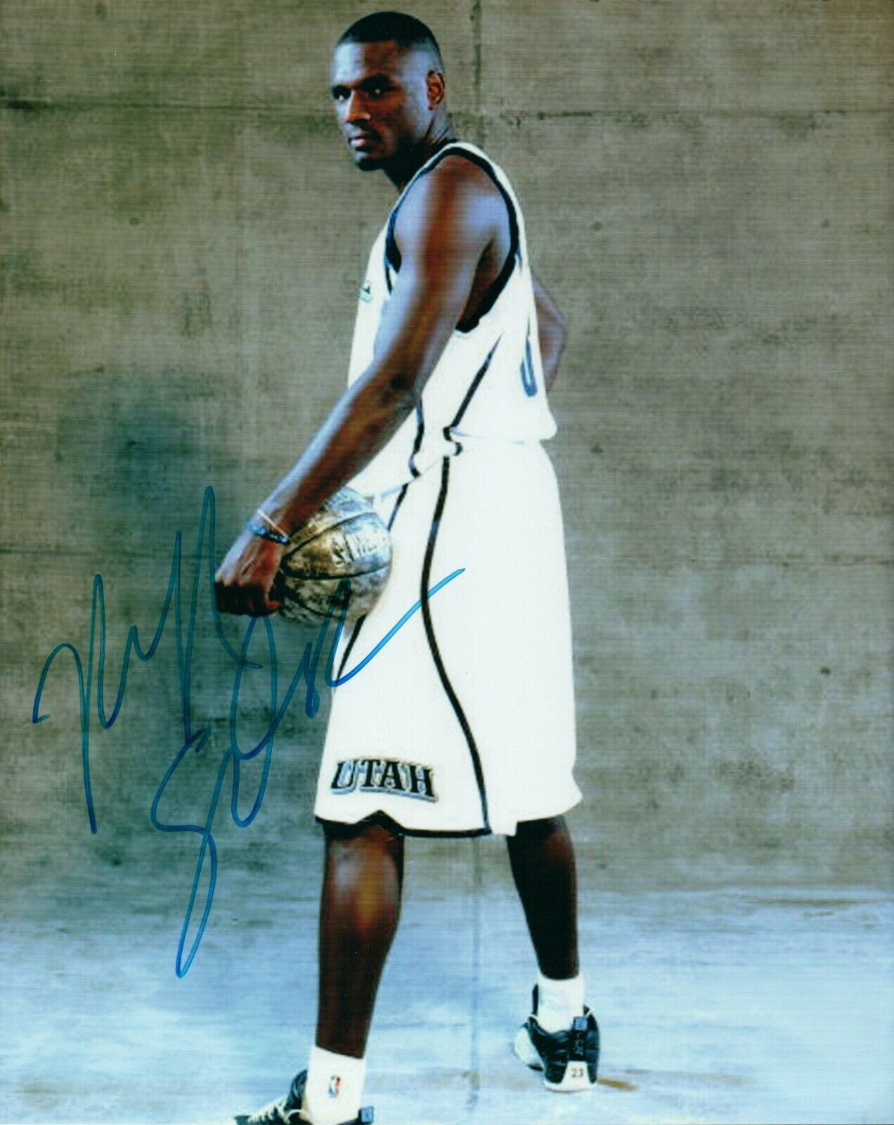 Kirk Snyder NBA Utah Jazz Hand Signed Autograph 8x10 Photo Poster painting