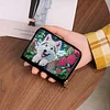 2pcs Dog Pattern Diamond Painting Fashion Card Holder Compact Coin Purse
