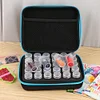 30 Bottles Diamond Painting Charms Box Embroidery Tool Storage Bag (Blue)