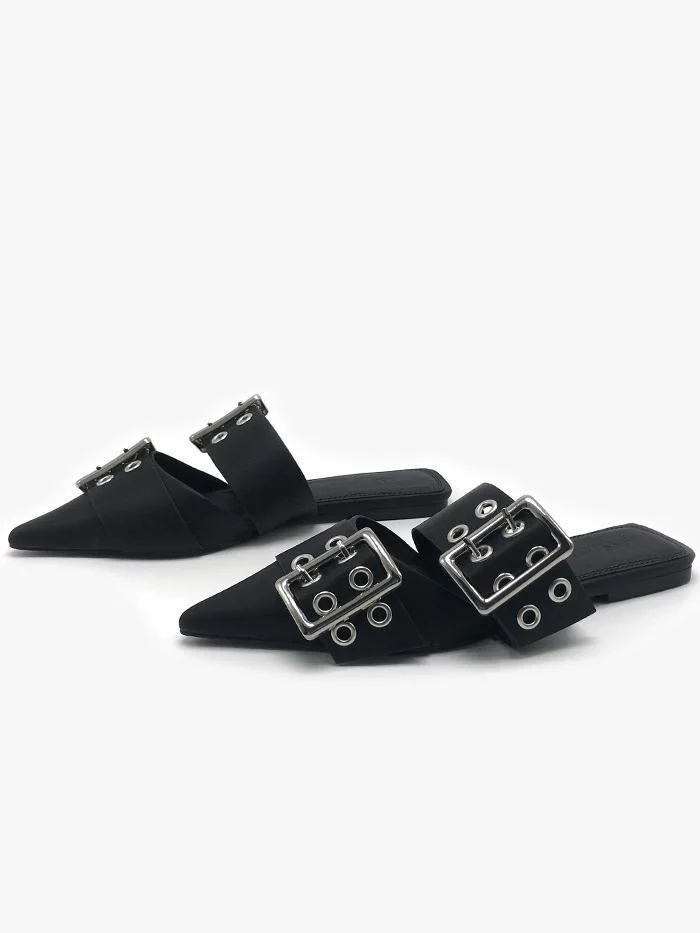 Fashion flat shoes women popular rivet sandals and slippers