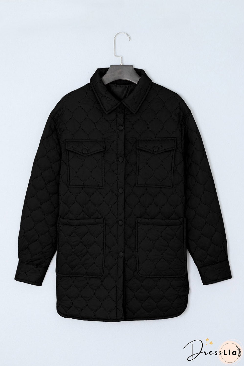 Snap Down Collared Winter Coat