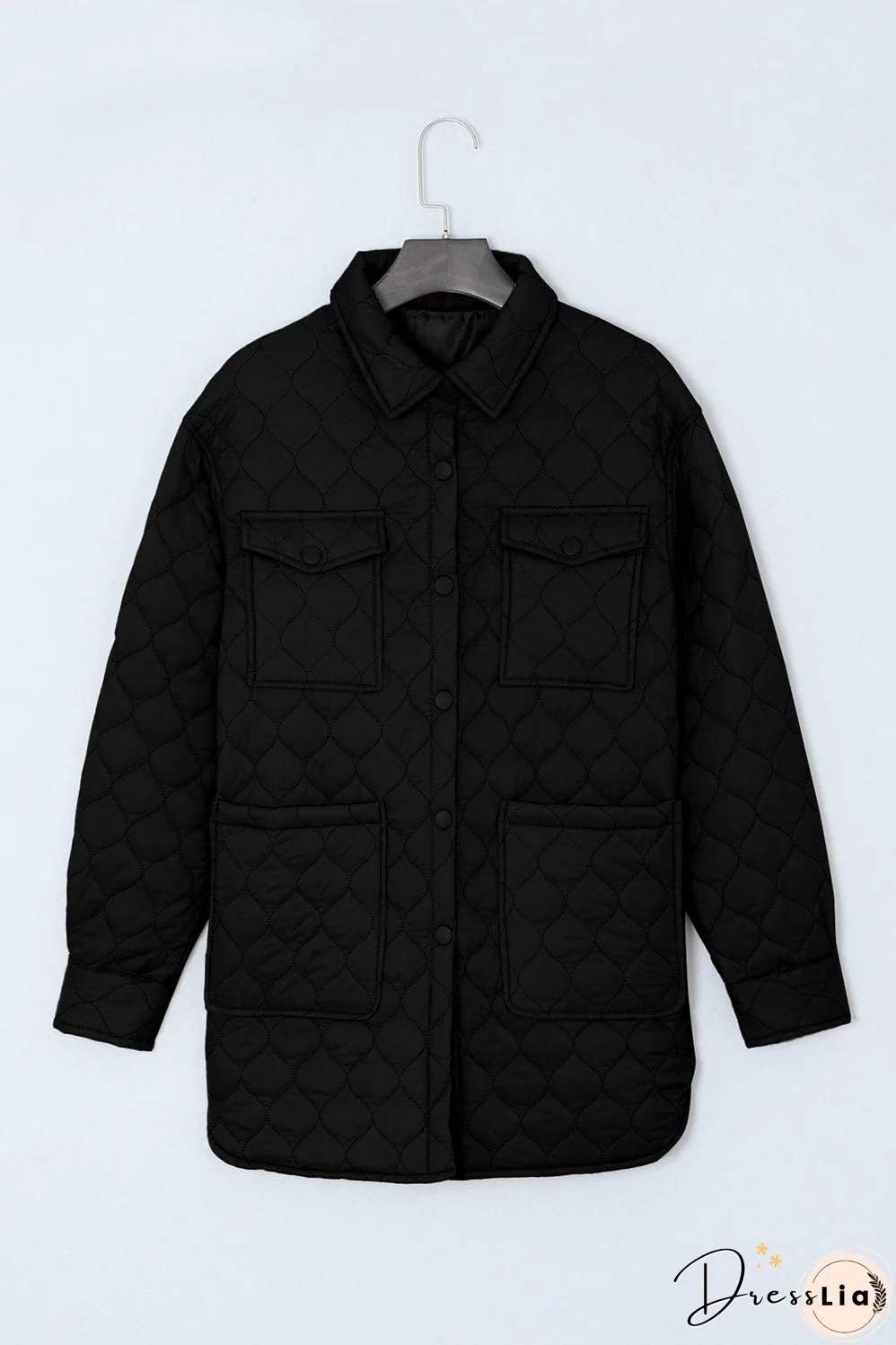 Snap Down Collared Winter Coat