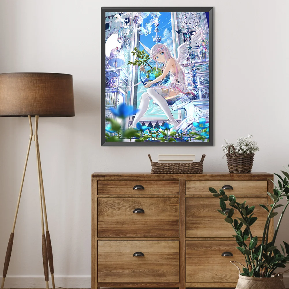 Full Round Diamond Painting 40*50cm - Girl Angel