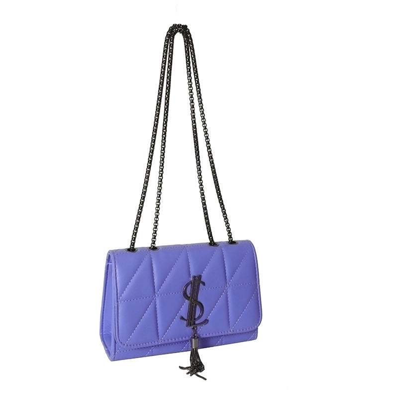 Women’s Pu Leather Solid Color Basic Classic Style Square Magnetic Buckle Crossbody Bag Underarm Bag