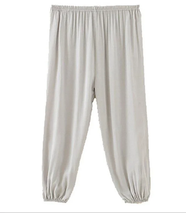 2-11 Years Boys Girls Sports Pants Children Pure Color Trousers Kids Summer Autumn Anti-mosquito Pants Spring Cotton Pajama Pant