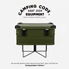 Camping Foldable Metal Stand Aluminum Alloy Box Stand for Outdoor Picnic Fishing