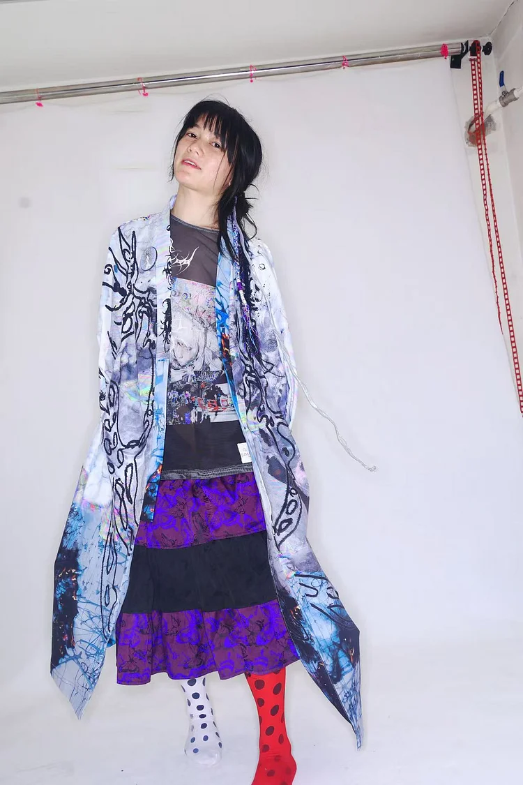 SICKGIRL Kimono - 38 Recycled Water Bottles - White