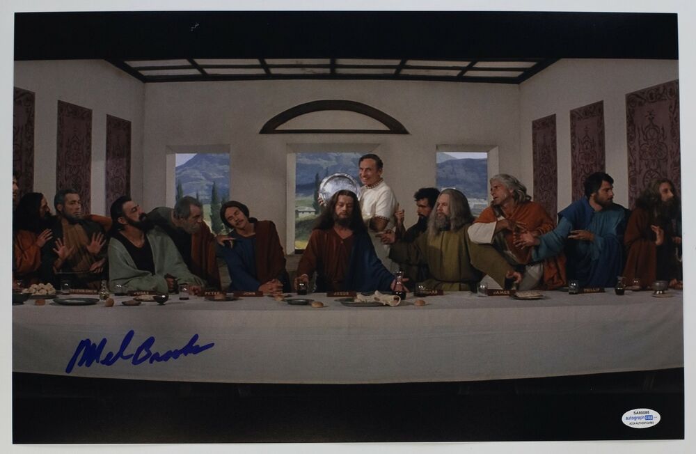 Mel Brooks Autographed Signed 11x17 Photo Poster painting History of the Word Last Supper 2