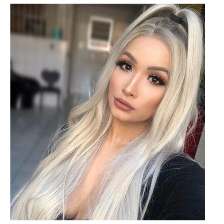 2021 Creamy White Wave Mini Lace Front Wigs-elleschic