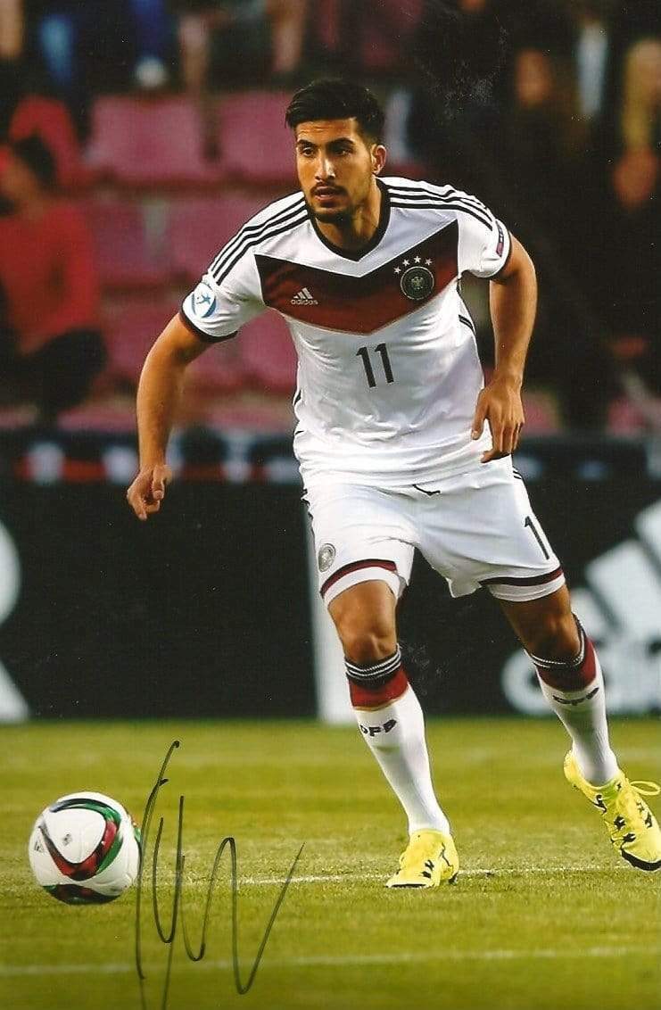 Emre Can SOCCER GERMAN NATIONAL TEAM autograph, In-Person signed Photo Poster painting