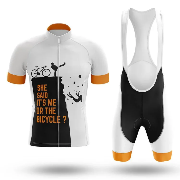 It's Me or The Bicycle Men's Short Sleeve Cycling Kit