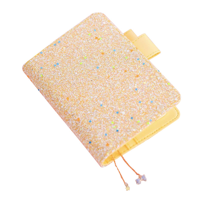 Creative Luminous Sequins Cover with Grid Insert Planner A5 A6 Journal and Notebooks with Pen Pendant 2024 Gift Stationery