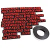 23pcs Magnetic Toolbox Drawer Tags Bold Easy-to-Read Tool Chest Organizer Labels