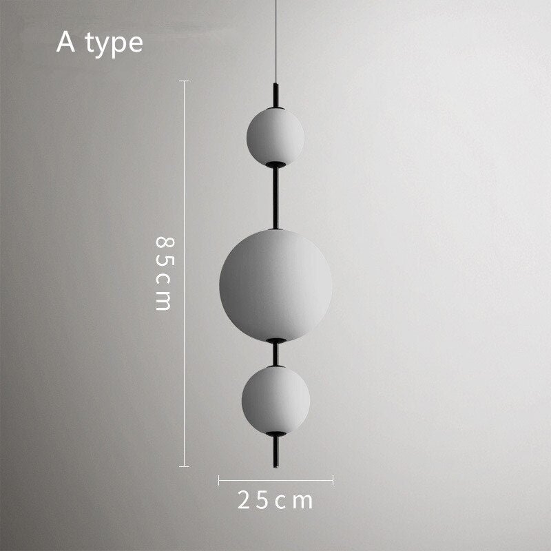 Modern LED Pendant Lamps Hanging light fixture Restaurant Gourd Pendant Lights Cafe Bar Bedroom Kitchen Dining Room Glass Decor