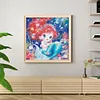 Mermaid Princess-14CT Stamped Cross Stitch Egyptian Cotton 65*65cm/25.59*25.59in(Big Size) tapestrymarket