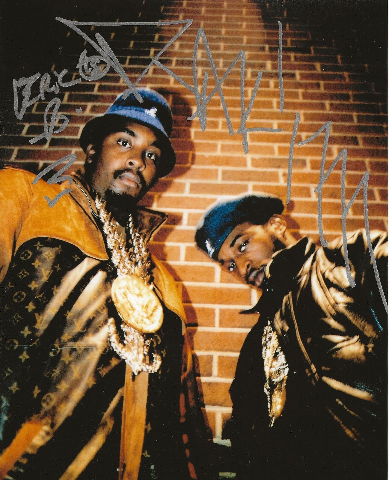 Eric B. & Rakim REAL hand SIGNED Photo Poster painting #5 COA Autographed by both