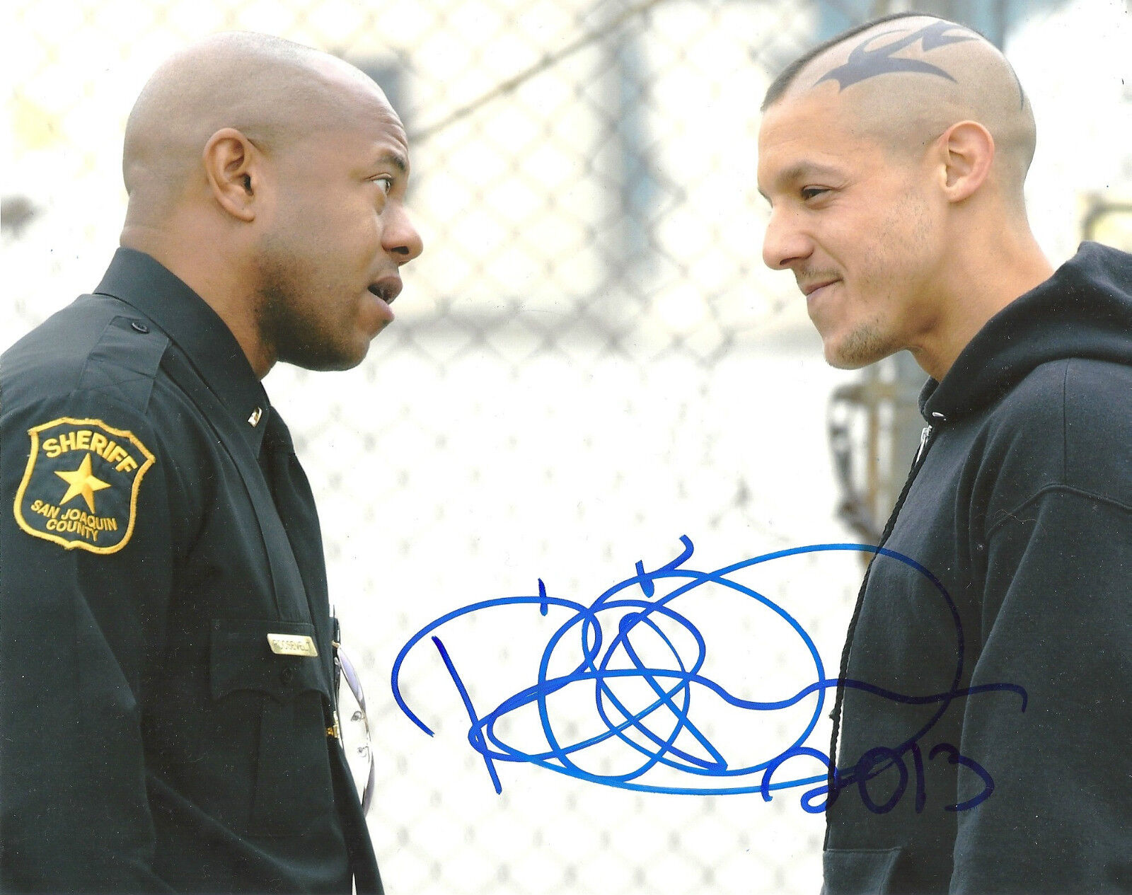 ROCKMOND DUNBAR 'SONS OF ANARCHY' ELI ROOSEVELT SIGNED 8X10 PICTURE 2 *COA