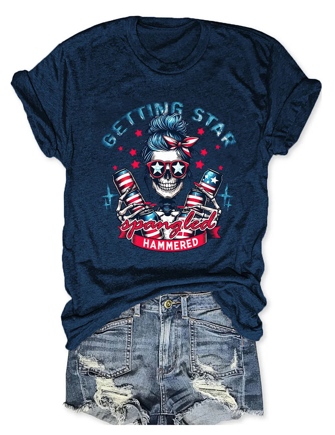 Getting Star Spangled Hammered T-shirt