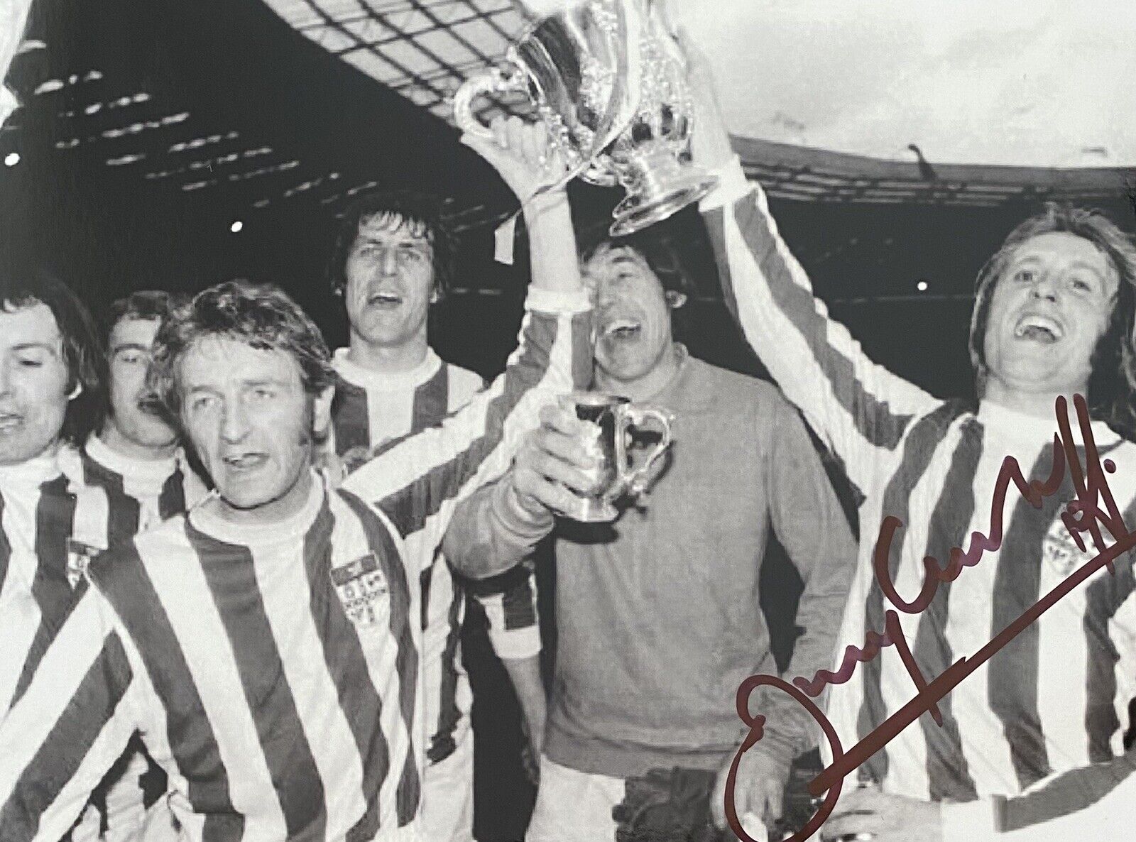 Jimmy Greenhoff Genuine Hand Signed Stoke City 6X4 Photo Poster painting 3