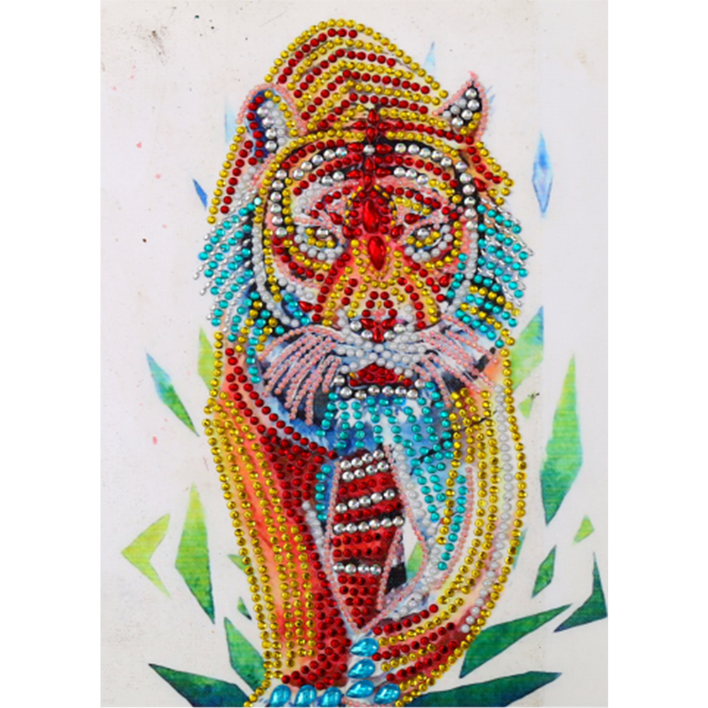 

30*40CM - Special Shaped Diamond Painting - Tiger, 501 Original