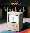 Maclock Macintosh Alarm Clock Retro Nostalgic Computer Desktop Clock