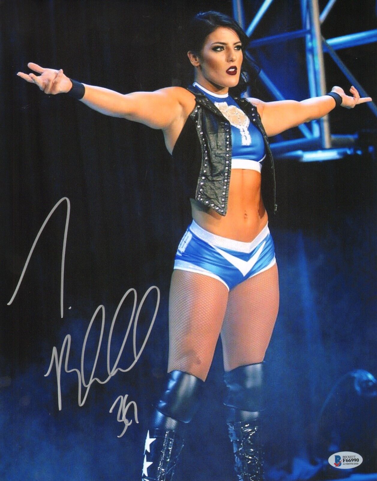 Tessa Blanchard Signed 11x14 Photo Poster painting BAS Beckett COA WWE Impact Pro Wrestling Auto