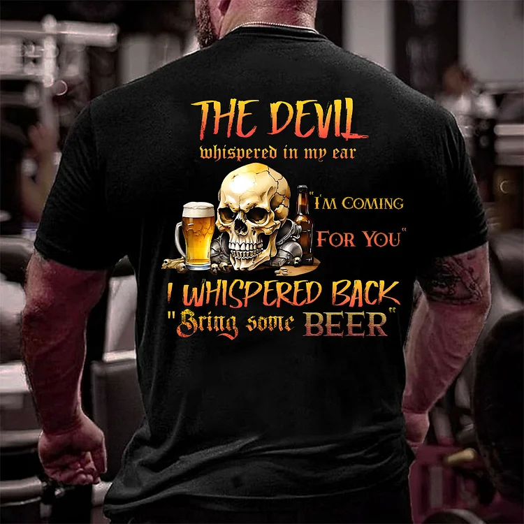 Funny Skull Beer Shirt , Generation X  T-Shirt,  Custom Year Of Birth T shirt, Cotton Tee