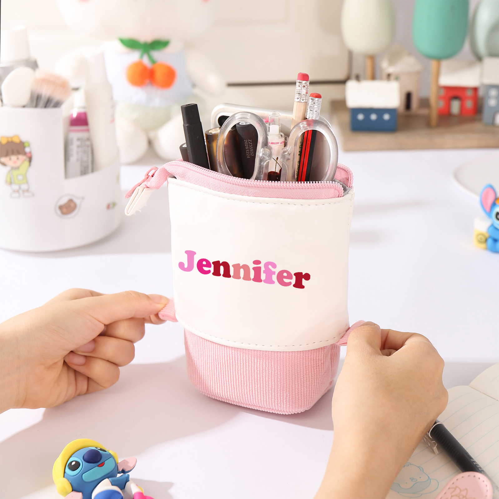Personalised Pencil Case Custom Name Pen Pouch Back To School Gift for Kids