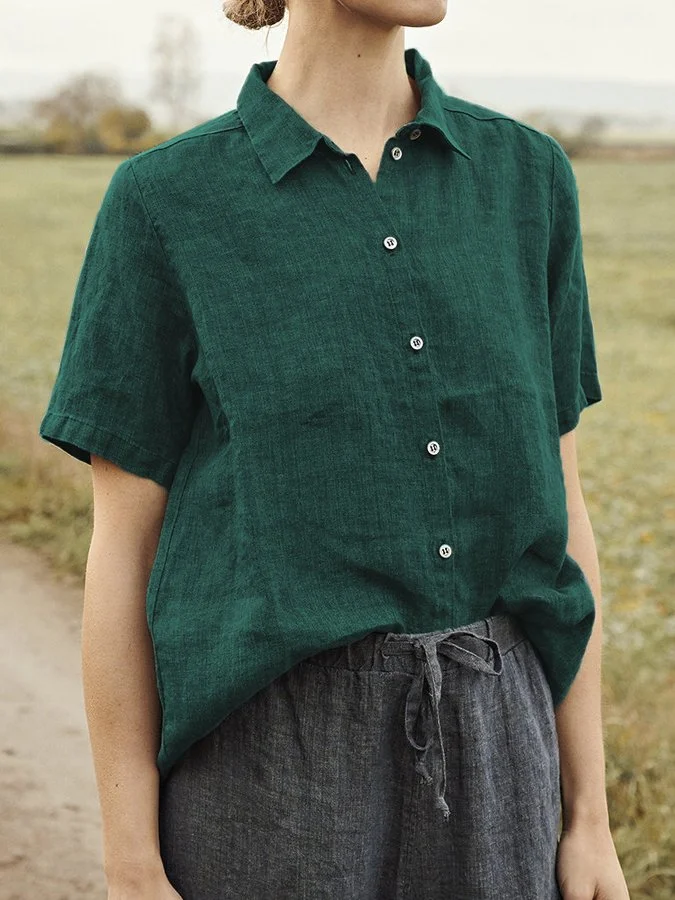 Women's Cotton Loose Shirt