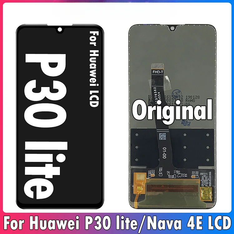 6.15" Original For HUAWEI P30 Lite LCD Display Touch Screen Digitizer Assembly For Nova 4E LCD MAR-LX1 LX1M Replacement Parts
