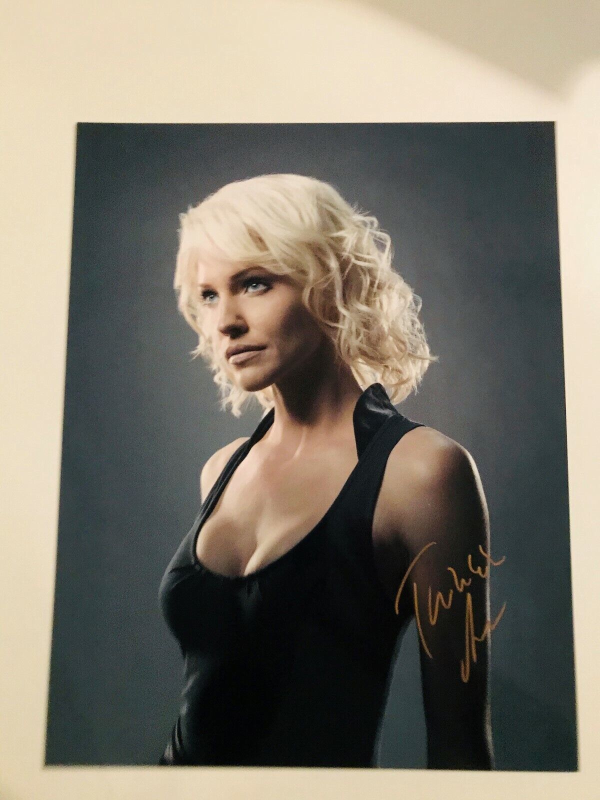 Tricia Helfer Battlestar Galactica autographed Photo Poster painting signed 11X14 #4