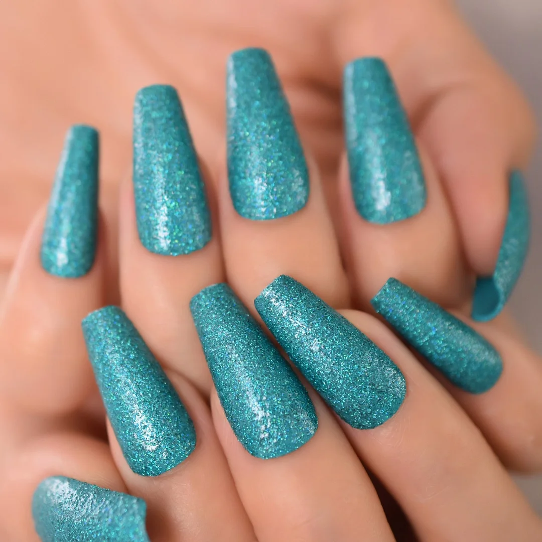 Fake Nature Nail Tips False Nails Art 2021 Press On Nails Gel X Nails Wholesale Full Cover Fingernails Supplying Almond Medium-Nail Inspo