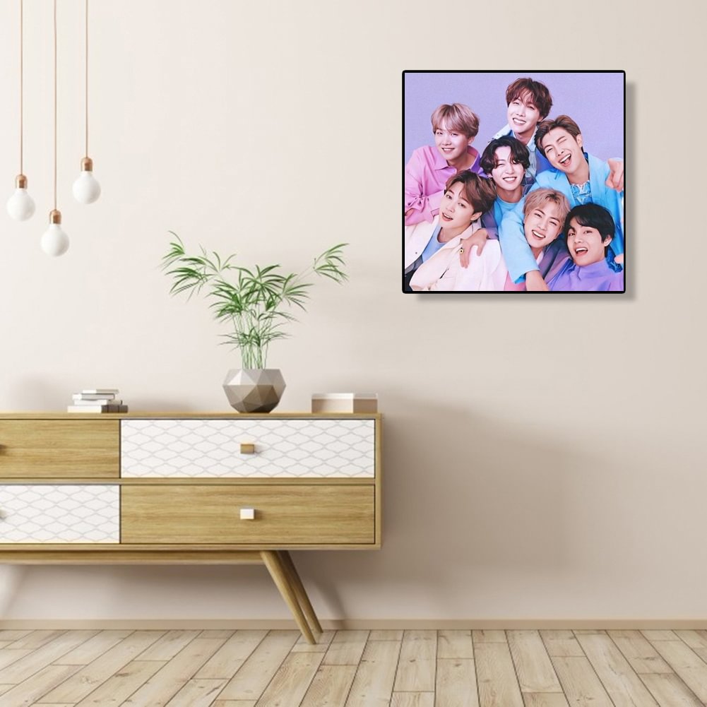 BTS-Full Round Diamond Painting 40*40CM