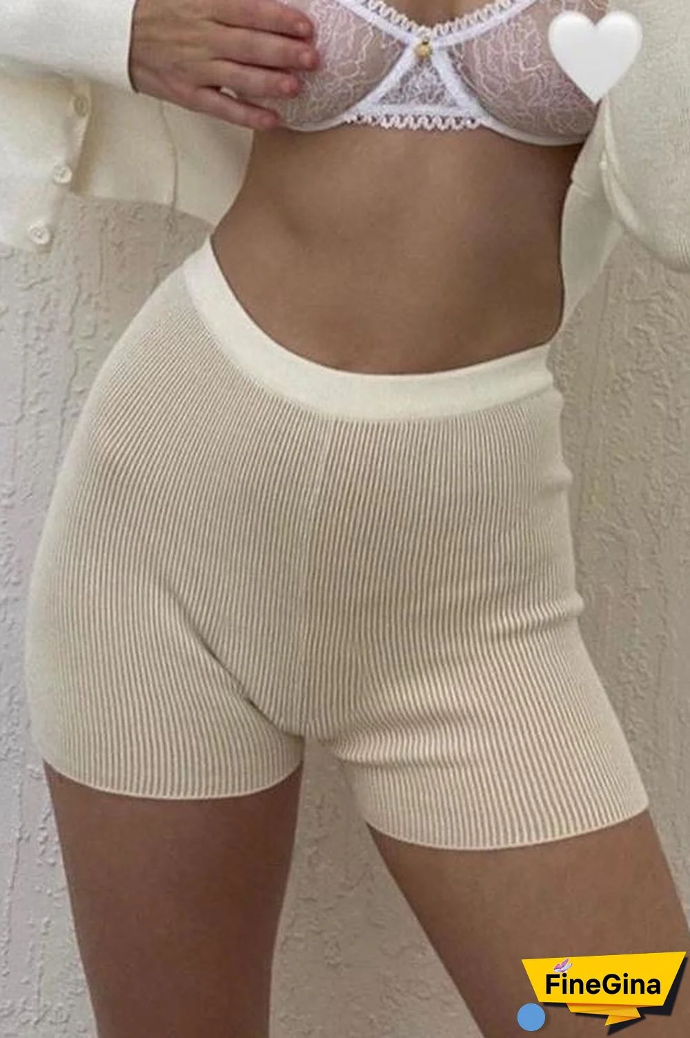 Solid Knit Boxer Shorts