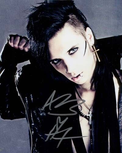 Andy Biersack Black Veil Brides Signed 8x10 Autographed Photo Poster painting reprint