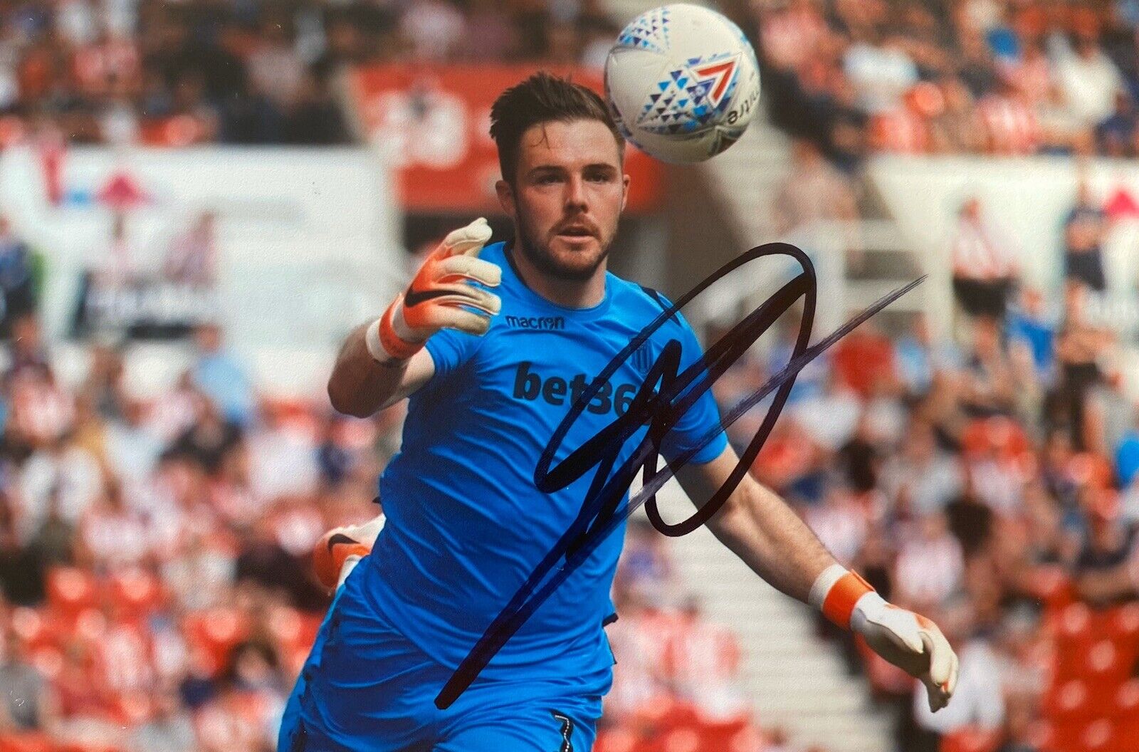 Jack Butland Hand Signed 6X4 Photo Poster painting - Stoke City 2