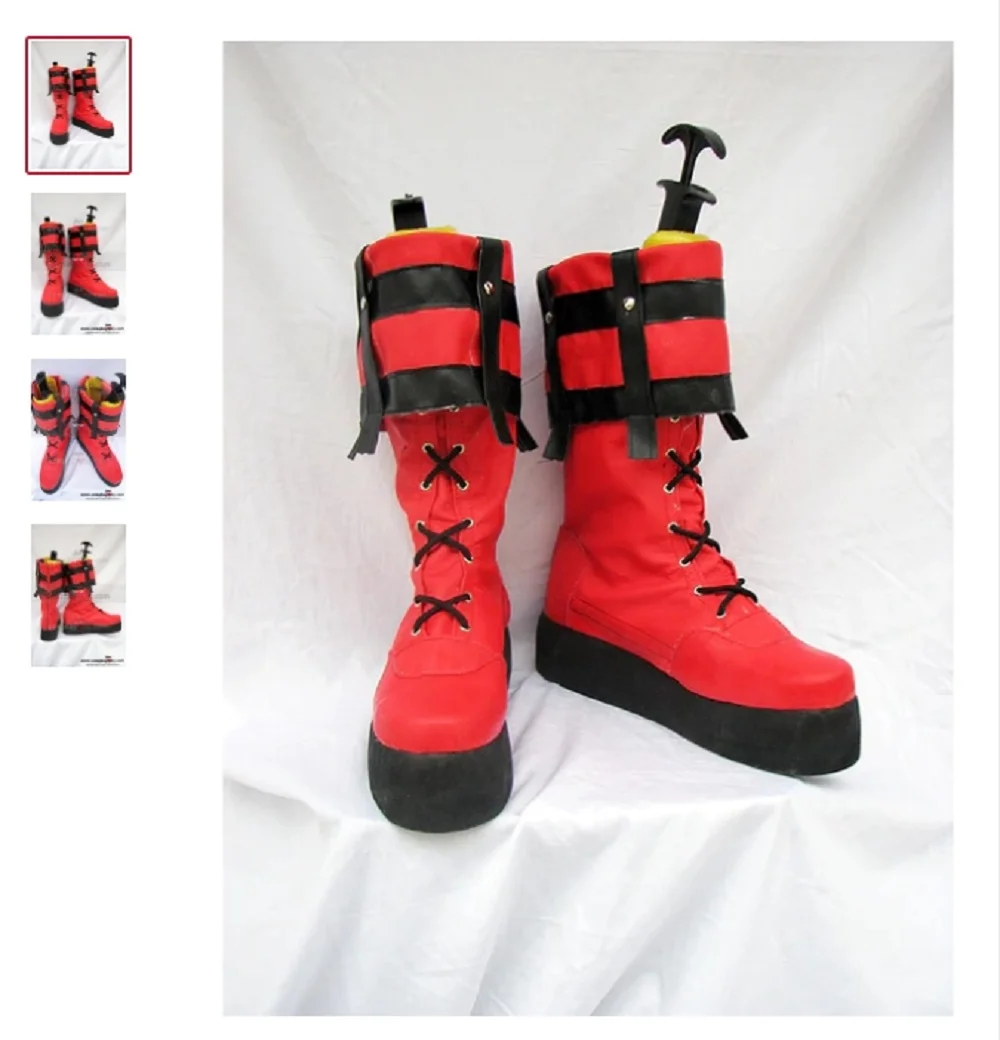 Guilty Gear Sol Badguy Cosplay Boots