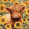 (Multi-Style) Flower Yak-11CT Stamped Cross Stitch 40*40cm/15.75*15.75in