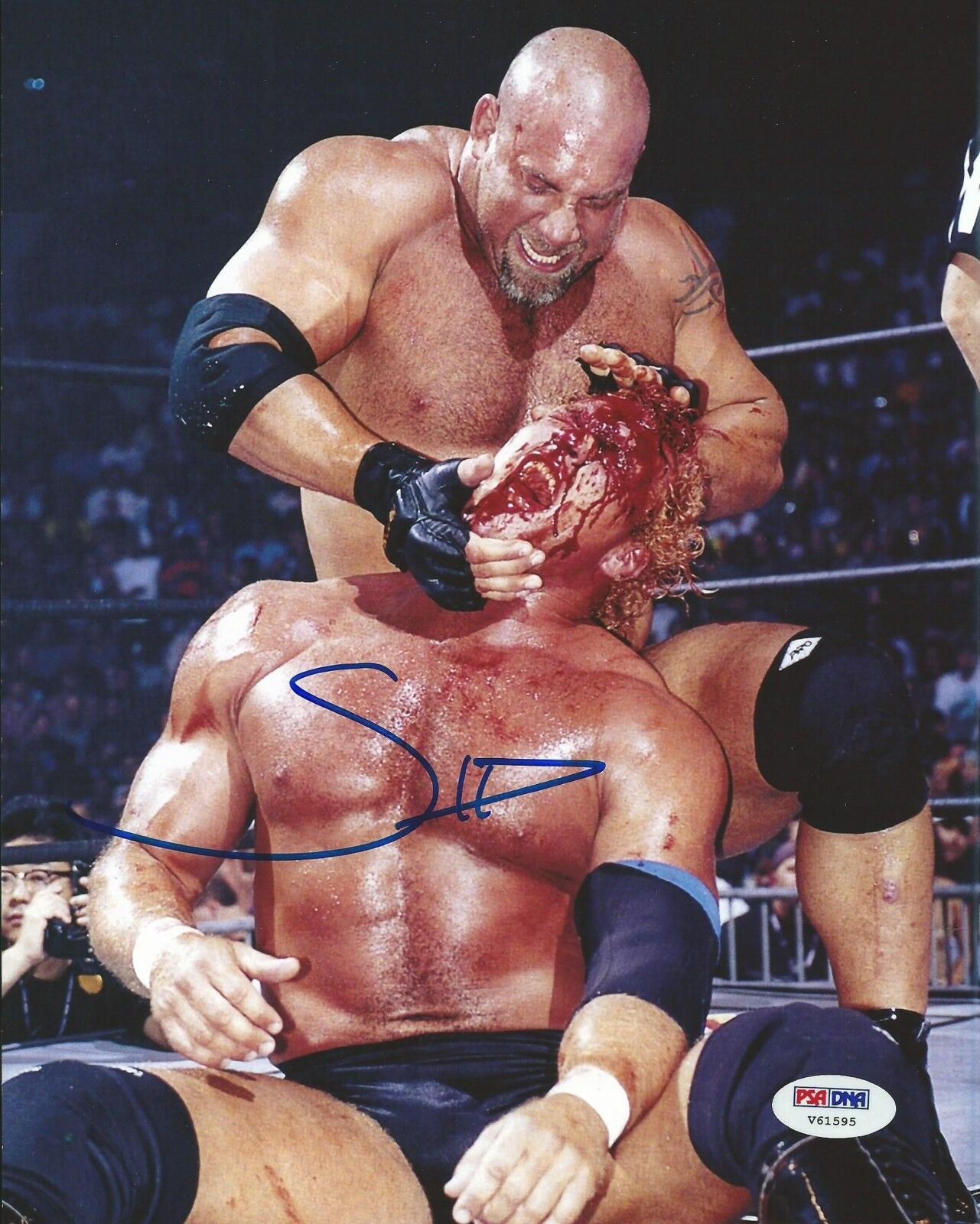 Sycho Sid Vicious Justice Signed WWE 8x10 Photo Poster painting PSA/DNA COA Picture Auto'd WCW 3