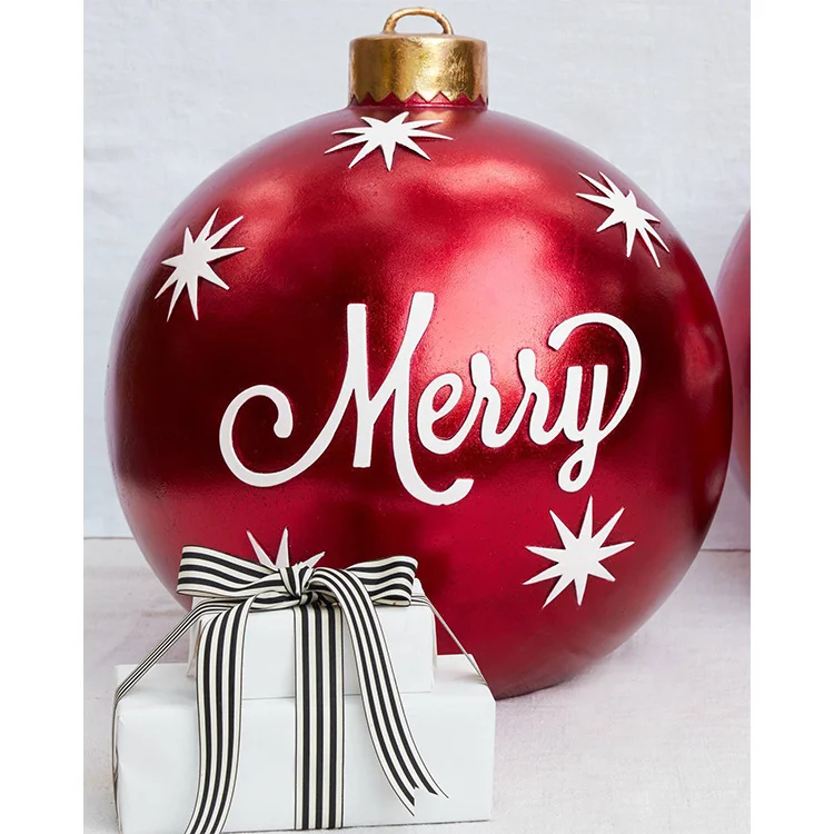 （Christmas Promotion）Outdoor Christmas PVC inflatable Decorated Ball