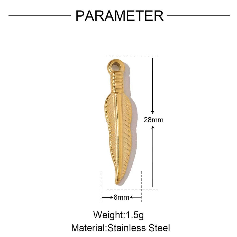 3 PCS/Package 13*10mm 25*18mm 8 * 8mm Titanium Steel Geometric Heart Shape Jewelry Accessories Pendant