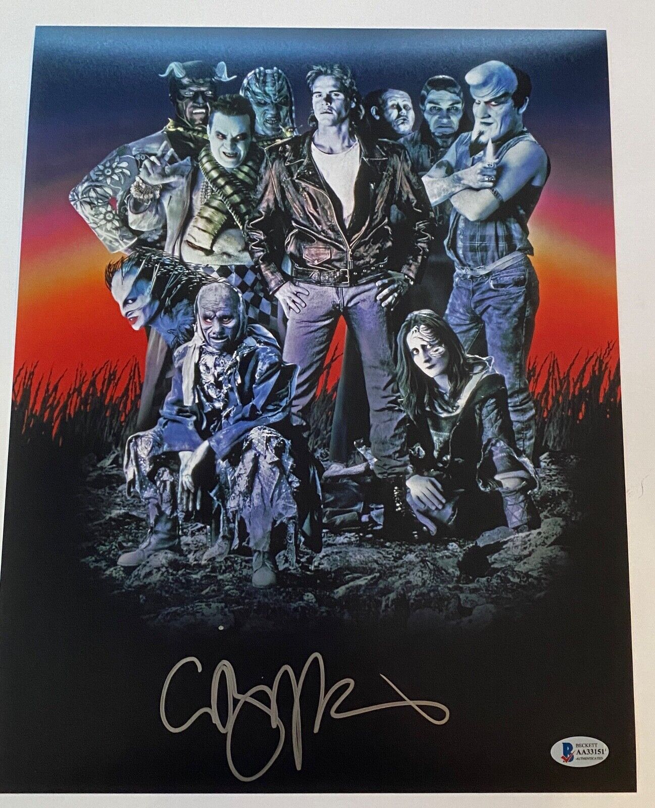 Clive Barker Signed Autographed 11x14 Photo Poster painting Poster Nightbreed Horror Beckett COA