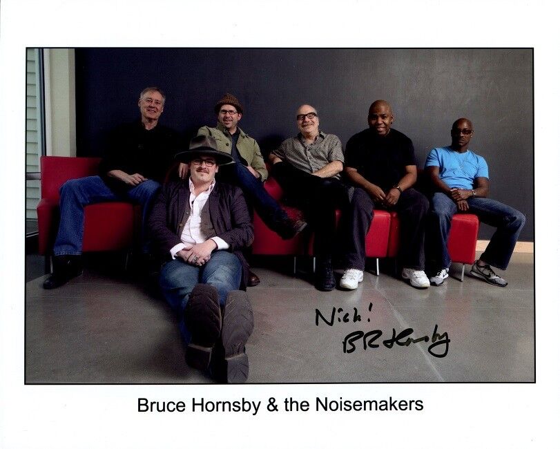 BRUCE HORNSBY Signed Photo Poster painting