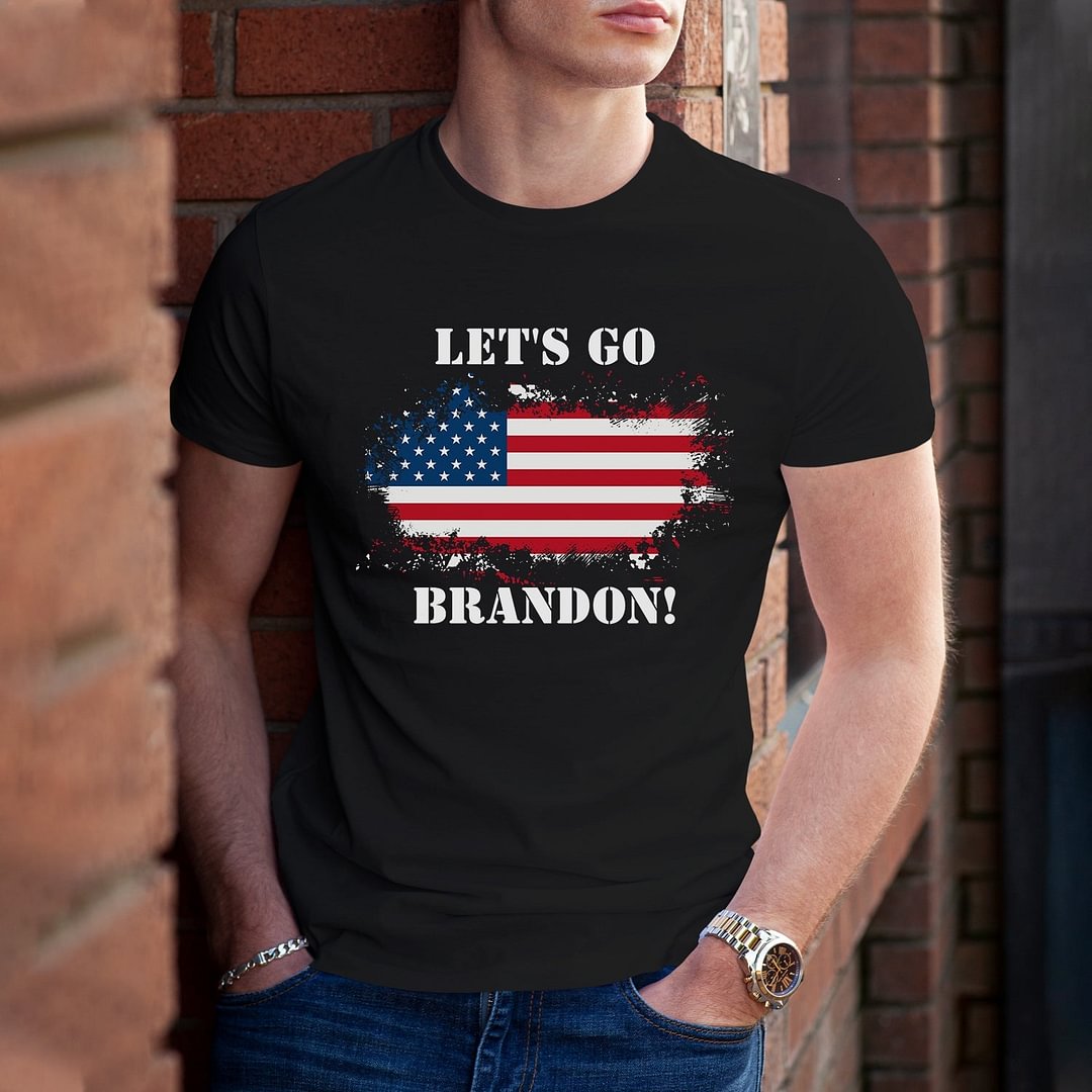 Memorial Day Let's Go Brandon Mens Funny T'Shirt